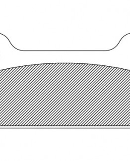 ORGANIC REAR BRAKE PADS