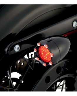 BLACK/RED/RED LED FIRE RING KIT FOR OEM DEUCE-STYLE TURN SIGNALS