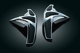Chrome Saddlebag Scuff Protectors