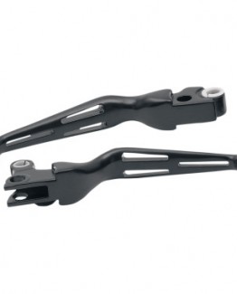 MATTE BLACK SLOTTED WIDE BLADE LEVER SET