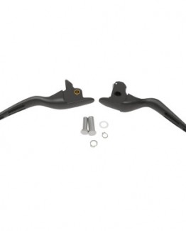 MATTE BLACK SLOTTED WIDE BLADE LEVER SET