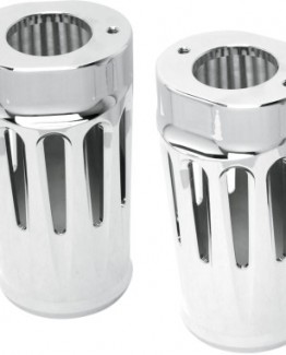 CHROME DEEP CUT NESS FORK BOOT COVERS