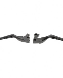 MATTE BLACK SLOTTED WIDE BLADE LEVER SET