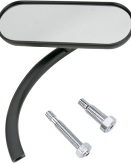 BLACK MINI OVAL NESS MICRO MIRROR