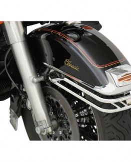 CHROME FRONT FENDER RAILS