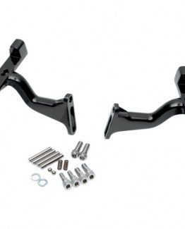 BLACK PASSENGER FLOORBOARD MOUNTS