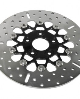 WIDE BAND 5-BUTTON FLOATING STAINLESS STEEL FRONT BRAKE ROTOR