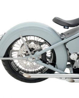 POLISHED WIDE BAND 10-BUTTON FLOATING STAINLESS STEEL REAR BRAKE ROTOR