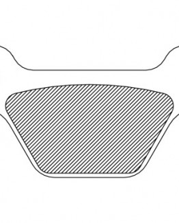 ORGANIC REAR BRAKE PADS