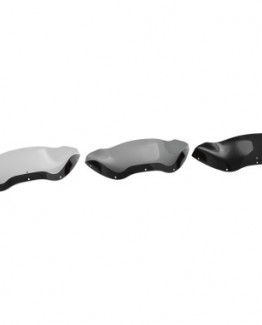 DARK SMOKE 8" FLARE™ WINDSHIELD