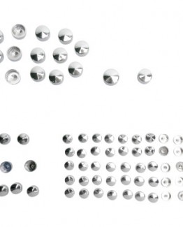 CHROME STANDARD BOLT COVER KIT
