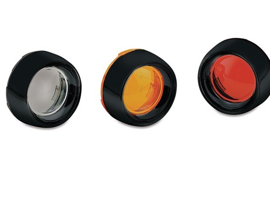 Deep Dish Bezels with Lenses for Bullet Turn Signals