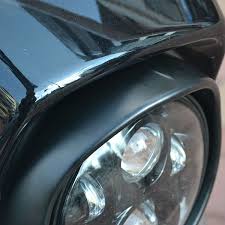 Black 7" Headlight Trim Ring