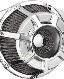 CHROME INVERTED SERIES BEVELED AIR CLEANER KIT