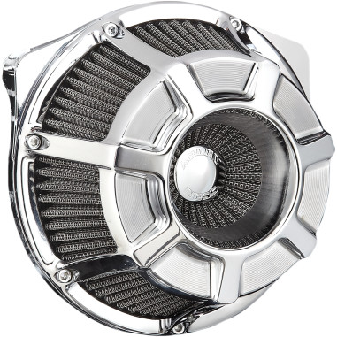 CHROME INVERTED SERIES BEVELED AIR CLEANER KIT CHROME INVERTED SERIES BEVELED AIR CLEANER KIT
