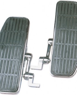 CHROME BOLT-ON ADJUSTABLE FLOORBOARDS